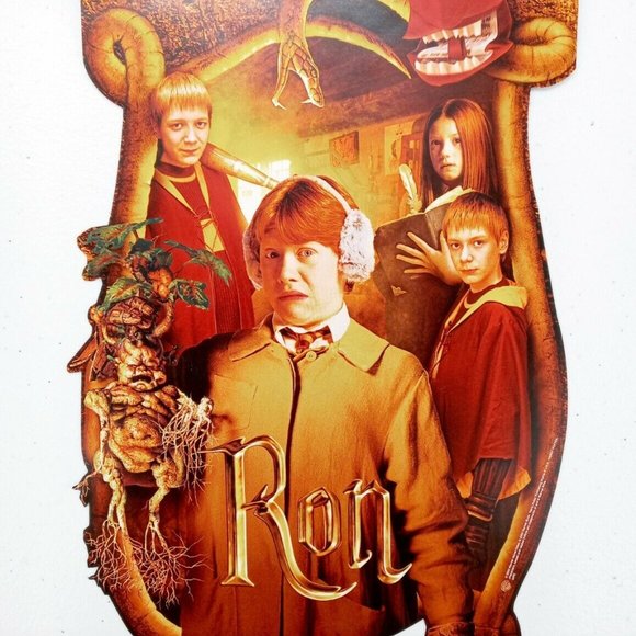 Harry Potter Store Display Banner Promo Chamber Secrets UK DVD Flags Vintage New - Picture 4 of 9